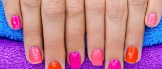 Разноцветный маникюр – радуга на ногтях в любом порядке